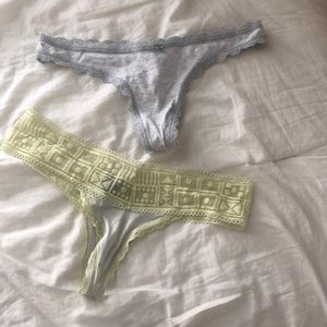 aerie underwear/panties/thongs